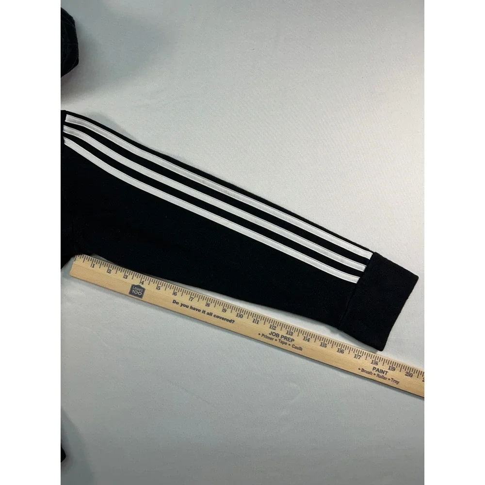 Adidas‎ Essentials Linear Pullover Hoodie Black White XL FL4889 Mens